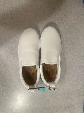Maurices  White Slip-On Canvas Shoes